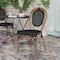 Flash Furniture Marseille Thonet French Bistro Stacking Chair, Black Textilene and Bamboo Print Alum Frame, Natural SDA-AD642002S-TXT-BK-NAT-GG - alternate 9